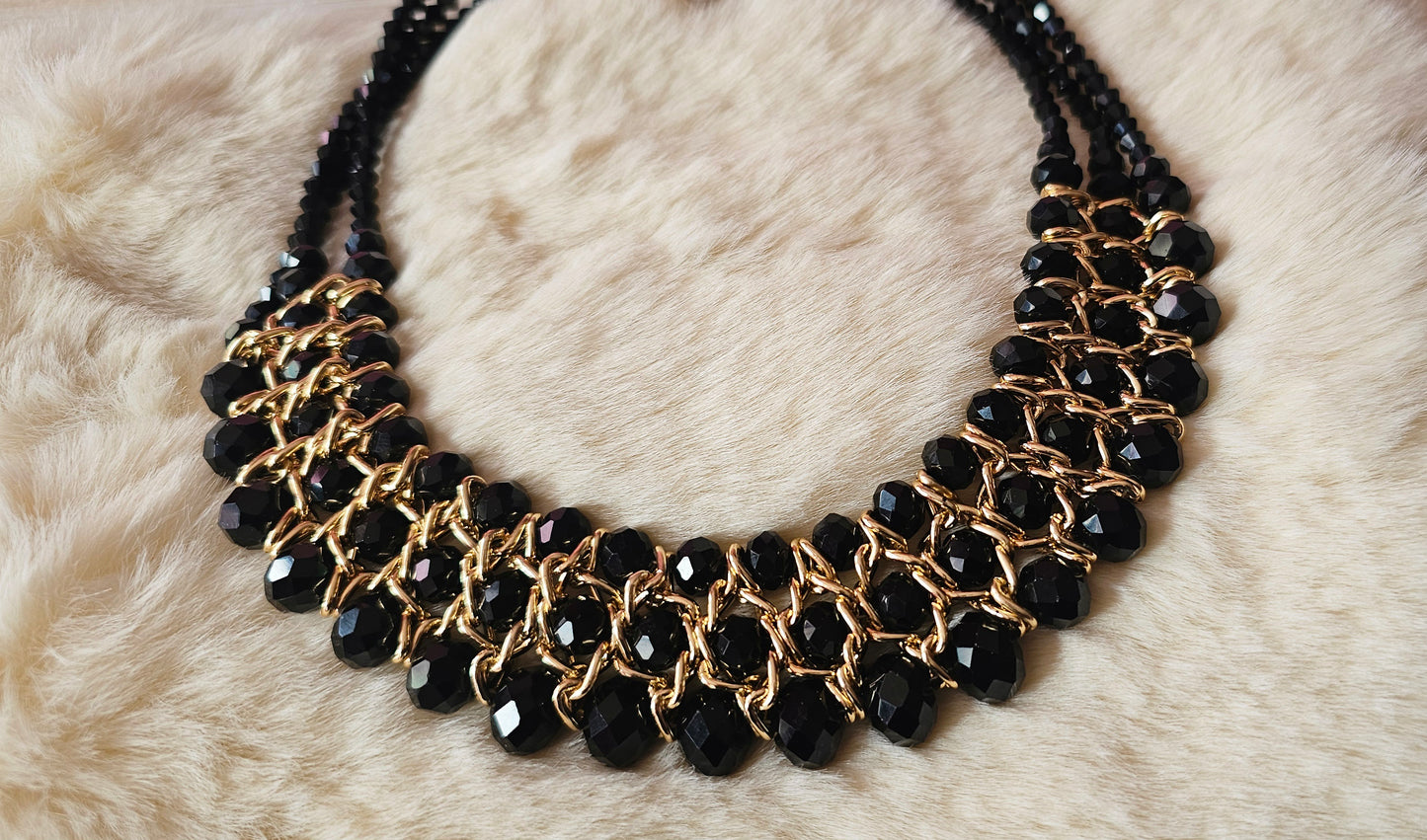 Stainless Steel Three Layered Necklace