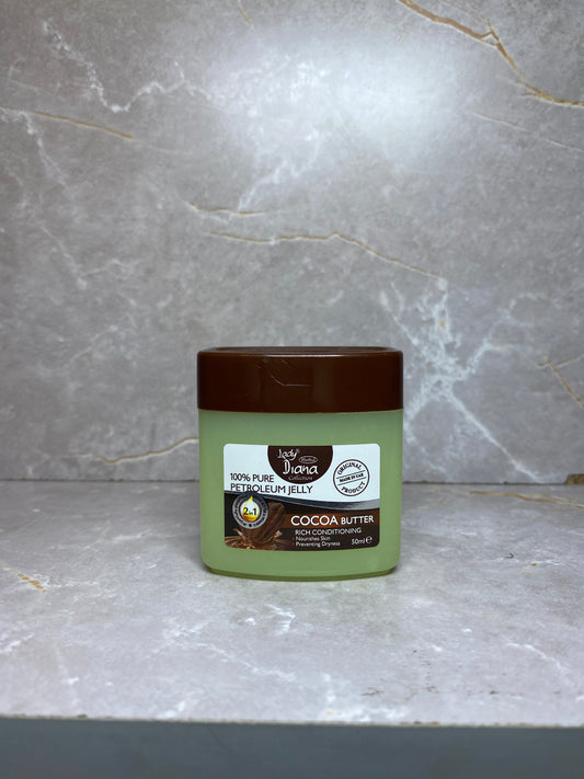 100% PURE PETROLEUM JELLY COCOA BUTTER RICH CONDITIONING