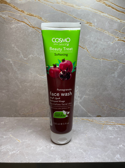 COSMO SKIN NATURALS BEAUTY TREAT SOFTENING POMEGRANATE FACE WASH