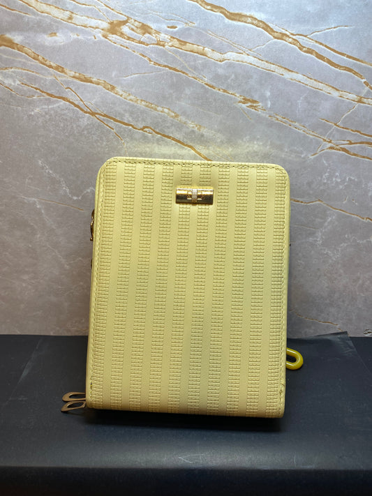 MEDIUM SIZE SIDE BAG YELLOW COLOUR BACK VIEW