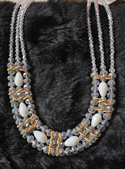 Stainless Steel Three Layered Necklace