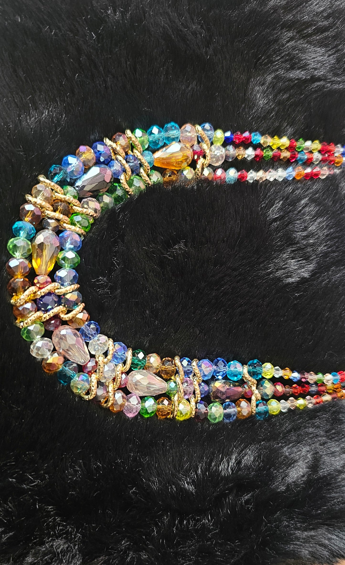 Stainless Steel Three Layered Necklace